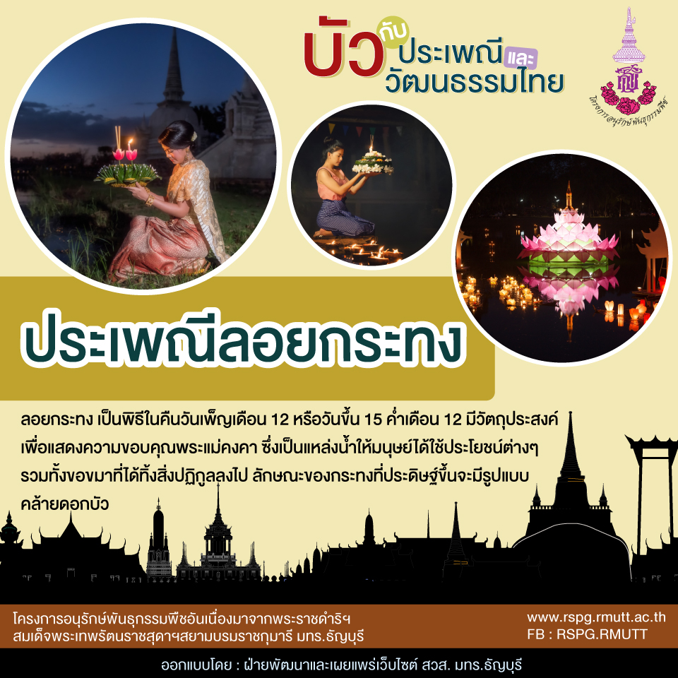 บัวกับประเพณีและวัฒนธรรมไทย